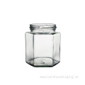 Glass Hexagon Jars 196ml